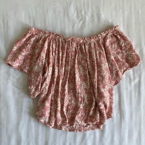 Forever 21 - Contemporary Women Pink Short Sleeve Blouse XS
